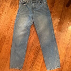 Abercrombie & Fitch Light Blue Mom Jeans, High Rise